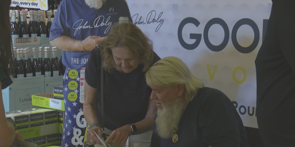 Golf legend John Daly attends meet and greet in Johnson City
