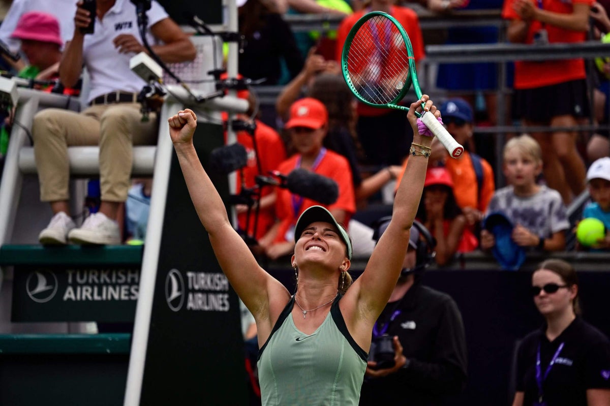 Paula Badosa ‘finally saw herself on court’ during win over Coco Gauff after injury struggles