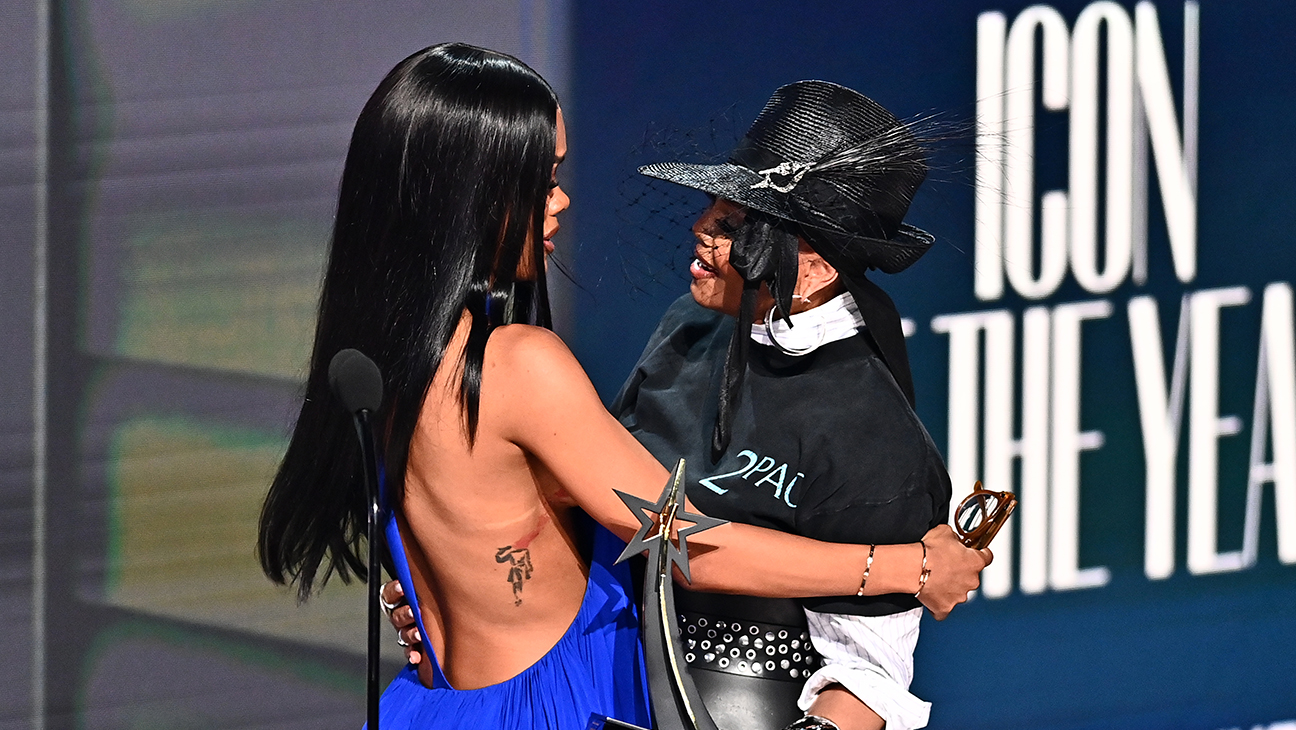 Teyana Taylor and Janet Jackson at the 2026 BET Awards.