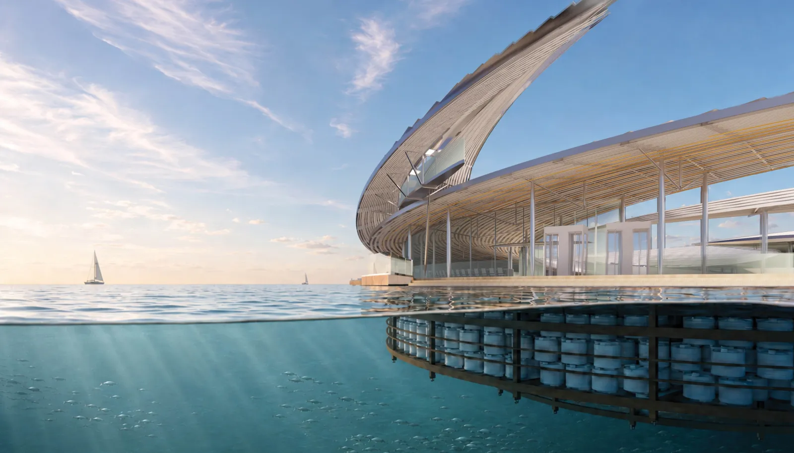 A rendering of the Ocean Vortex.