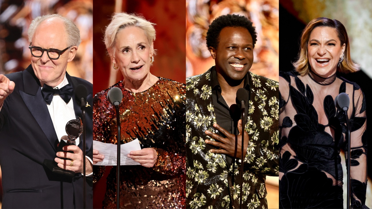 From left: John Lithgow, Laurie Metcalf, Joshua Henry and Shoshana Bean.