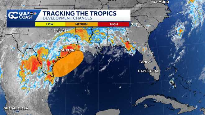 Tropical Outlook Areas to monitor