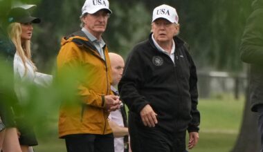 Trump says his renovation plans for a golf course will have Washington hosting a ‘major’ tournament