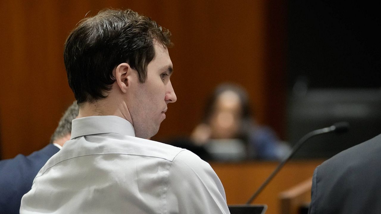 Tyler Robinson, accused in the fatal shooting of Charlie Kirk, appears during a hearing in 4th District Court in Provo, Utah, on Friday, June 12, 2026. (Francisco Kjolseth /The Salt Lake Tribune via AP, Pool)