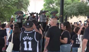 Ready for the NBA Finals? Watch Spurs fans celebrate at team’s pep rally