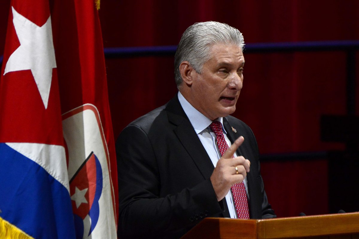 U.S. sanctions Cuban leader Miguel Díaz-Canel, military, Castro kin
