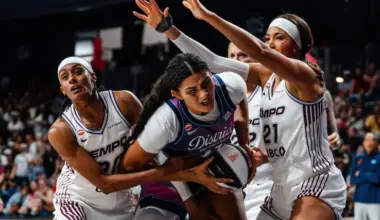 Lauren Betts' career night for Mystics, capped by Sonia Citron's buzzer beater, proves haters wrong image