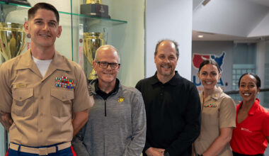 United States Marine Corps conducts visit to USA Wrestling headquarters to further partnership