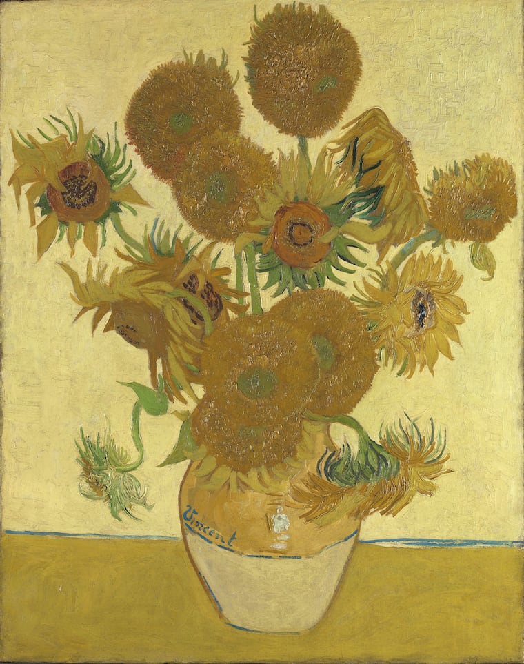 Sunflowers,1888, Vincent van Gogh, Oil on canvas, 92.1 × 73 cm, Bought, Courtauld Fund, 1924, The National Gallery. Photo: © The National Gallery, London