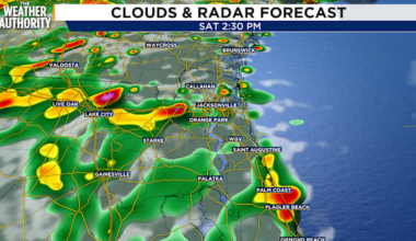 Flood watch, strong storms on tap on Saturday for Northeast Florida, Southeast Georgia