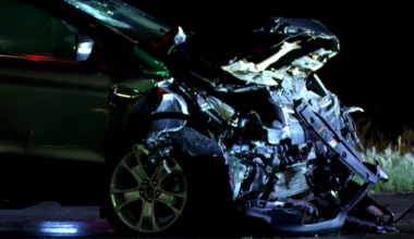 One hospitalized after early morning crash in west Omaha