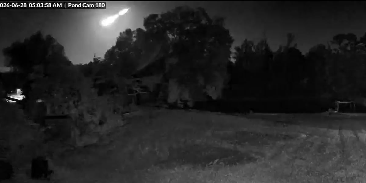Taking Fireball Shots: Viewer video captures meteor lighting up Louisiana sky