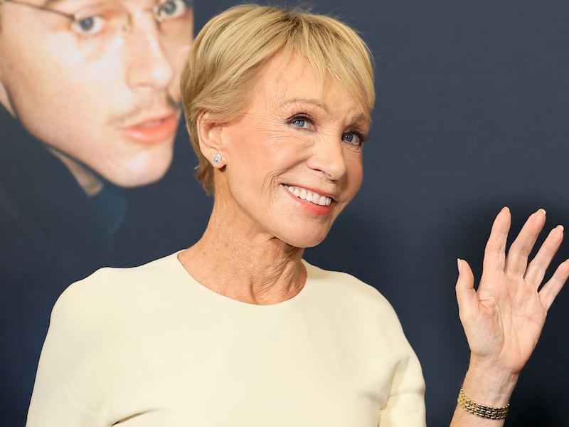 Barbara Corcoran at A24's 'Marty Supreme' premiere in New York City on December 16, 2025.