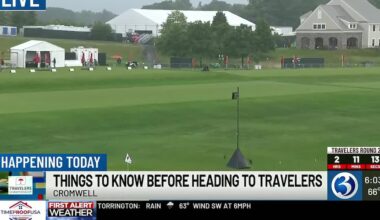 Weather delays Round 2 start at Travelers Championship