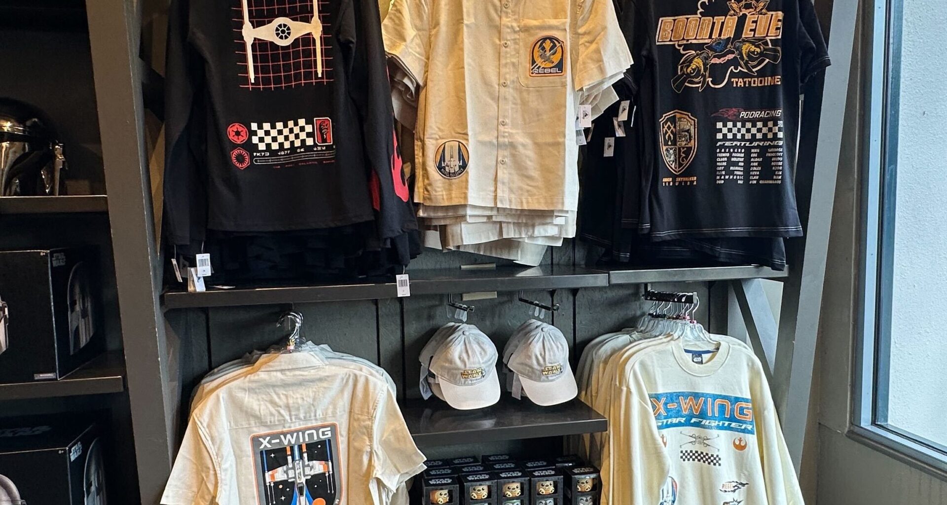 Pilots, podracers, and Imperial loyalists can all enjoy their choice of these three new apparel options at Walt Disney World.
