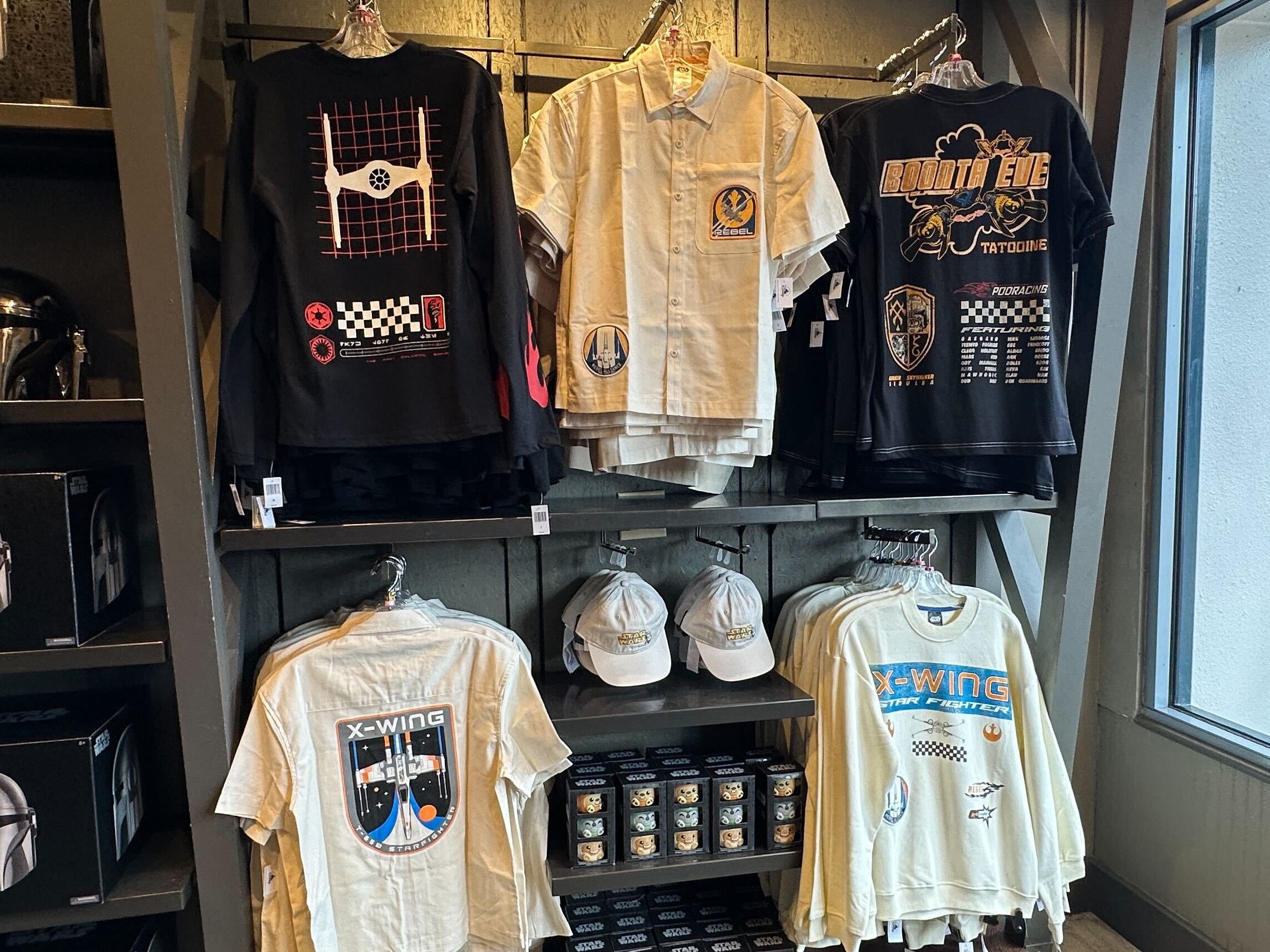Pilots, podracers, and Imperial loyalists can all enjoy their choice of these three new apparel options at Walt Disney World.