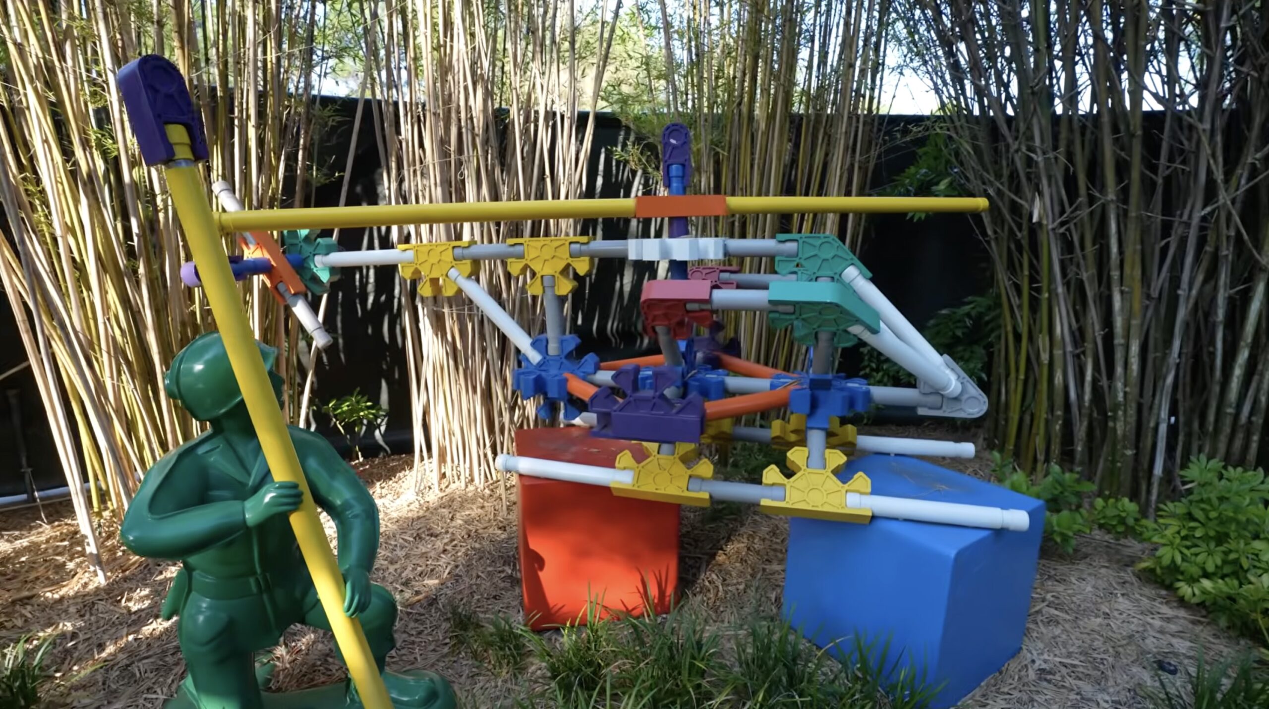 Walt Disney Imagineering shared a behind-the-scenes look at Toy Story Land, revealing how real toys, hand-drawn crayon artwork, and clever hidden infrastructure helped bring Andy’s backyard to life at Disney’s Hollywood Studios.