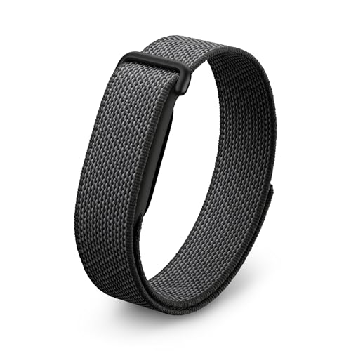 Google Fitbit Air - Screenless Activity Tracker With Fitness, Heart Rate, and Sleep Tracking - Personalized Ai-Powered Coaching - Up to 7 Days&rsquo; Battery Life - Works With Ios and Android - Obsidian