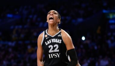 A’ja Wilson earns record 30th Western Conference Player of the Week honor