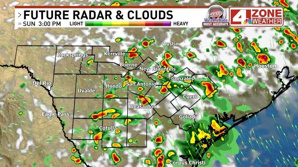 Future radar later this afternoon
