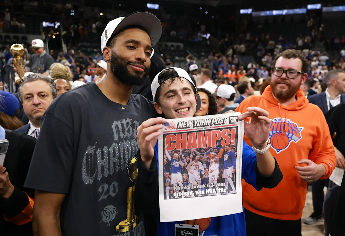 Mikal Bridges wins ring with Knicks after falling short with Suns