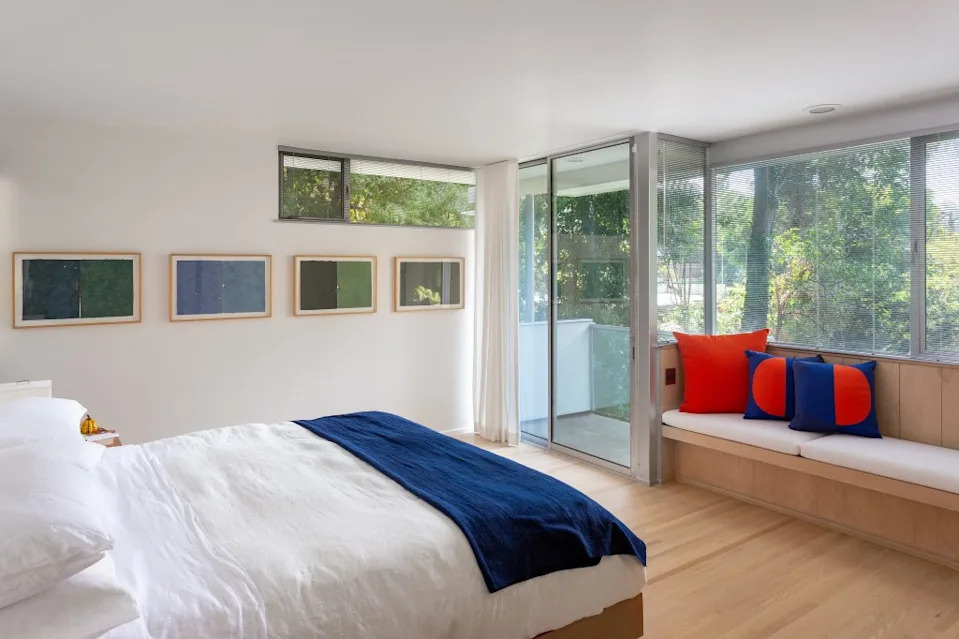 One of the bedrooms on offer. Cameron Carothers