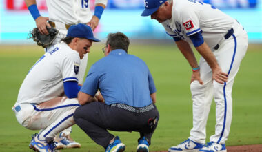 Bobby Witt Jr. has a Grade 1 MCL sprain