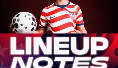 Starting XI and Lineup Notes: USMNT vs. Paraguay