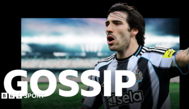 BBC Gossip graphic featuring an image of West Ham's Mateus Fernandes