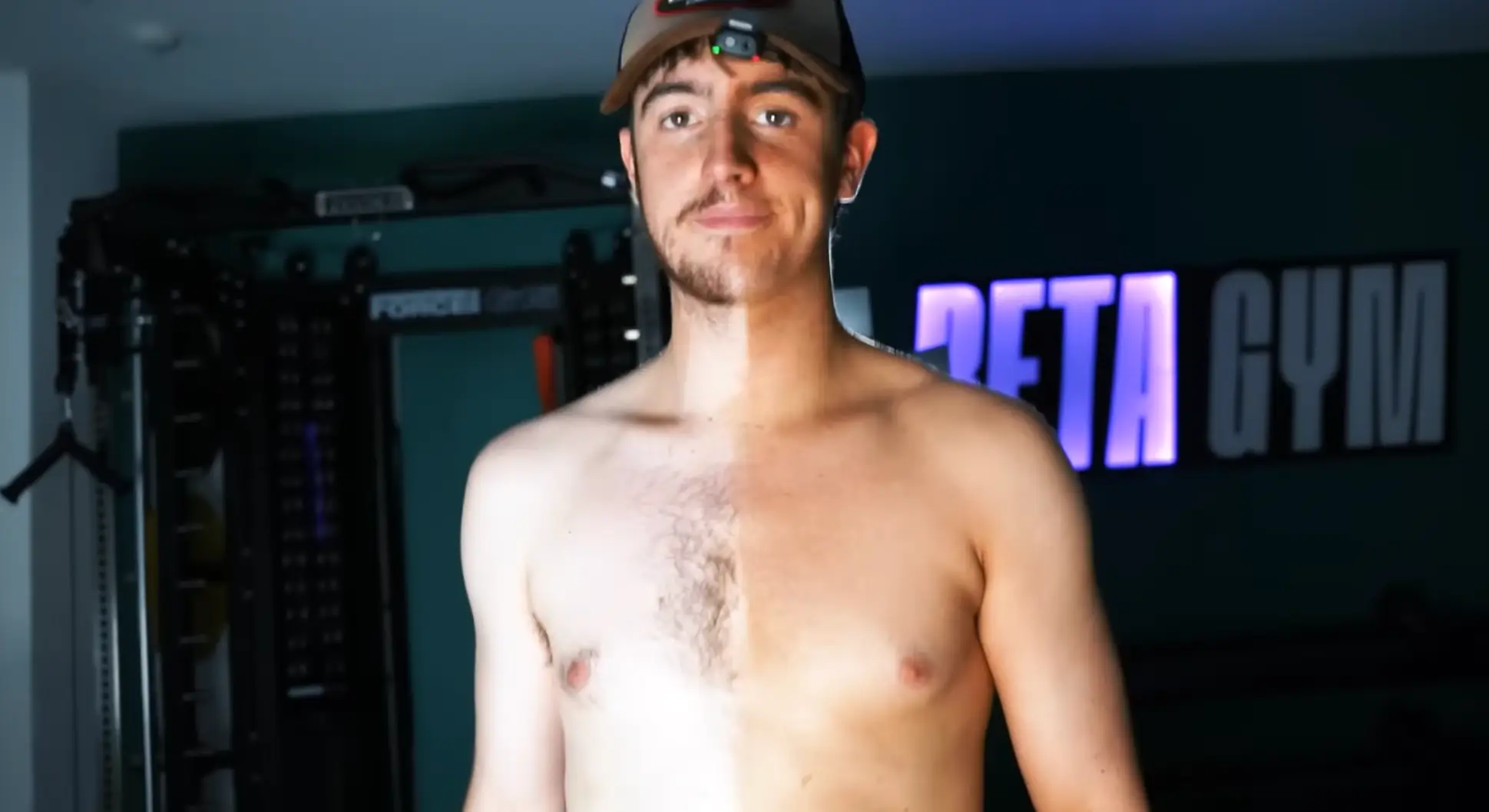 James towards the end of his experiment (Youtube/James Chewbonic)