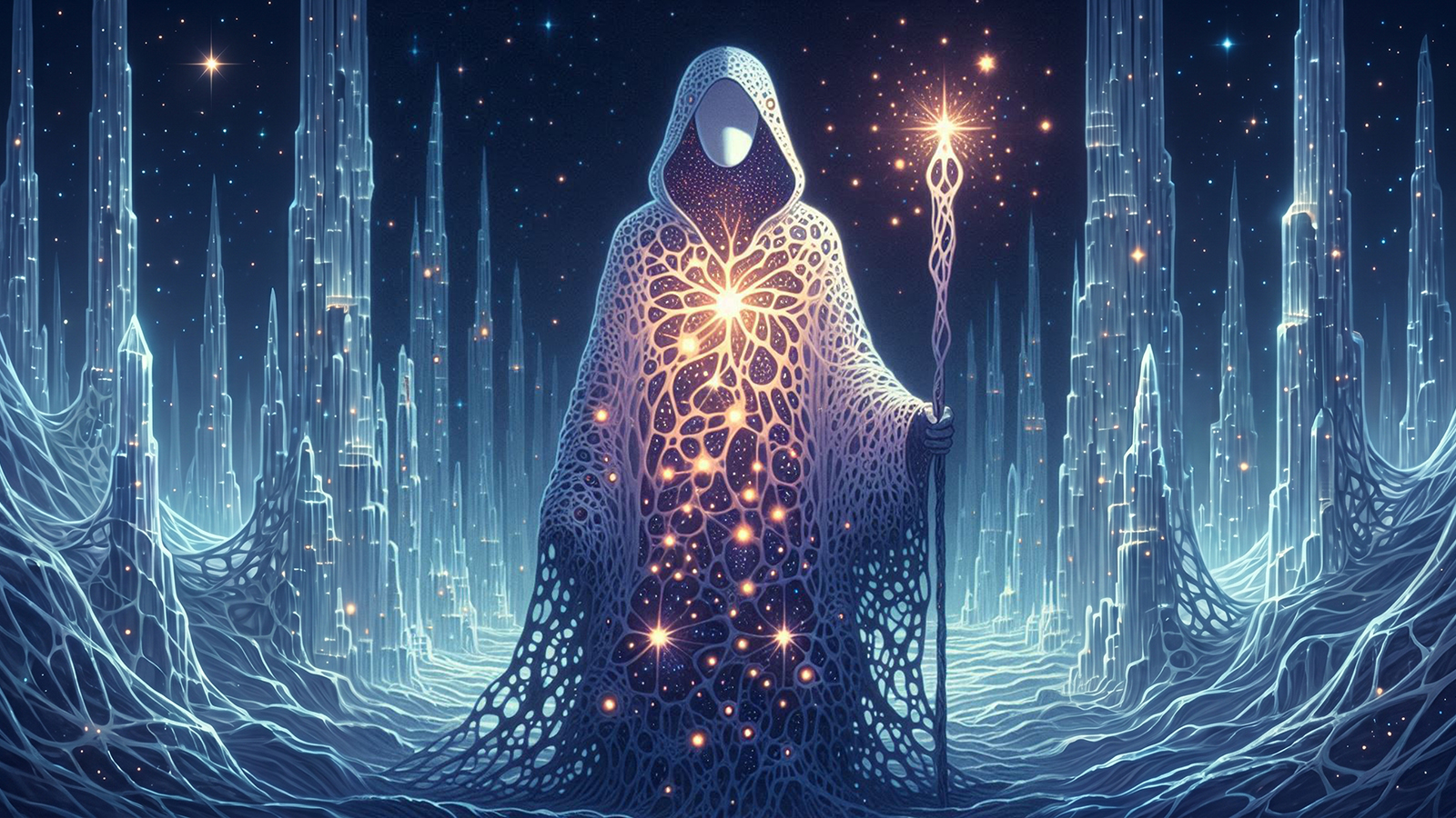 Images from an AI transmedia project