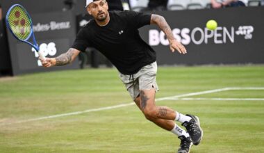 'We should hold you accountable too': Kyrgios blasts chair umpire in Stuttgart defeat