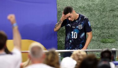 Paraguay’s Miguel Almirón gets first-ever red card for covering mouth in situation of confrontation