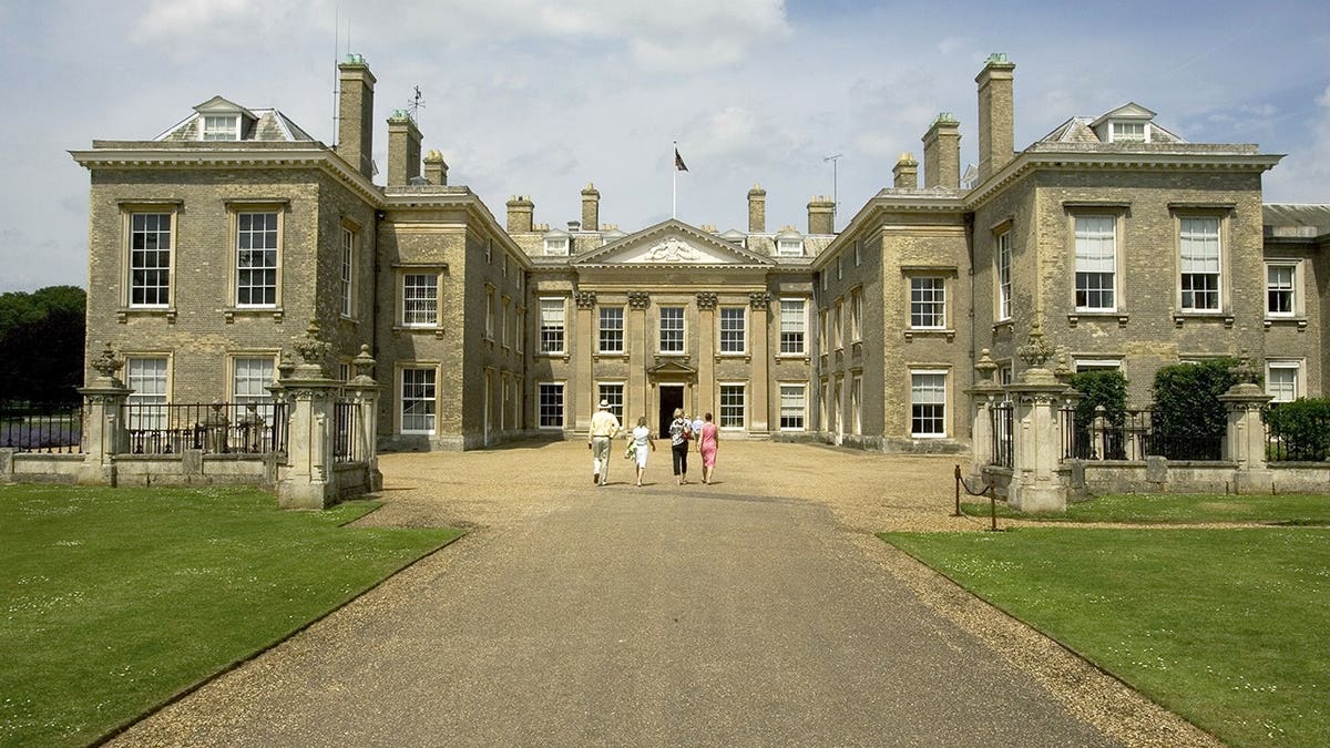 Visitors arriving at Althorp House for the Althorp Literary Festival in Northampton, England