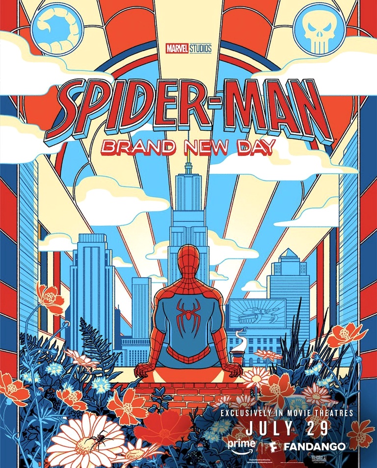 Amazon Prime and Fandango poster for Spider-Man: Brand New Day.