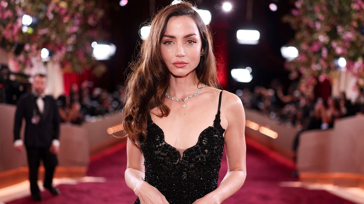 Ana de Armas at the Academy Awards in Los Angeles in March 2026.