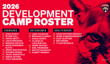 Florida Panthers Announce Roster and Schedule for 2026 Development Camp