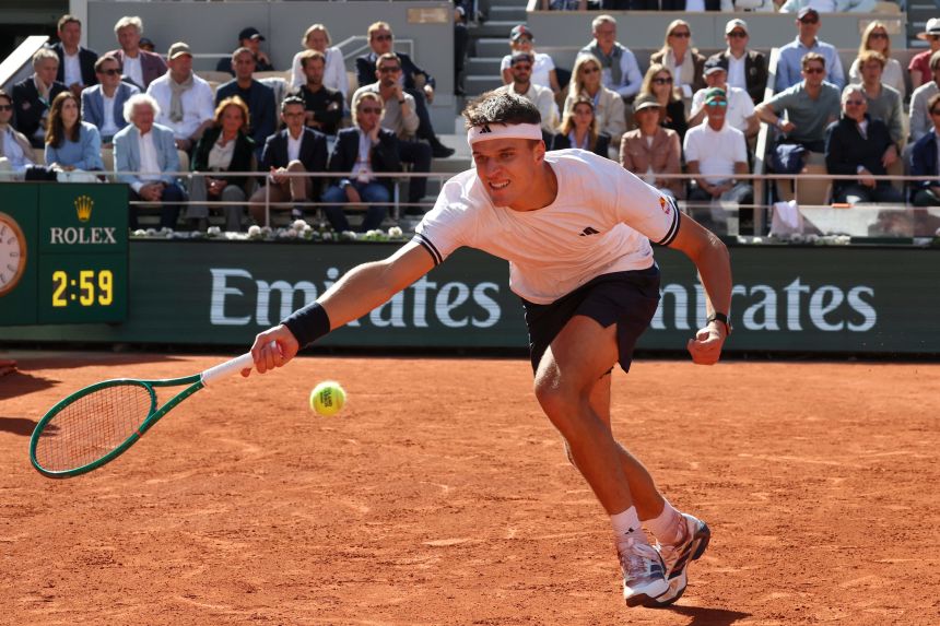 Mensik was in his first grand slam semifinal.