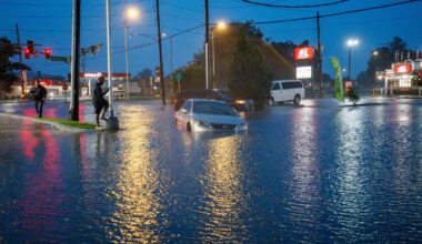Remnants from Tropical Storm Arthur drench Gulf states, flooding homes and forcing evacuations