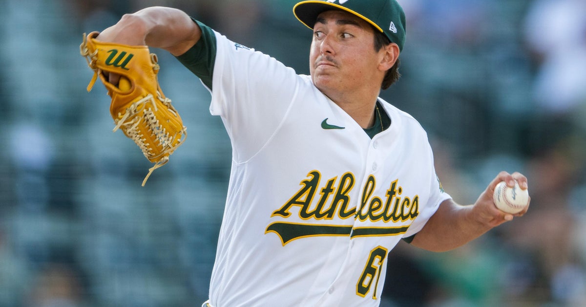A's score 5 in 1st to beat Angels 5-0 after Trout lands on injured list