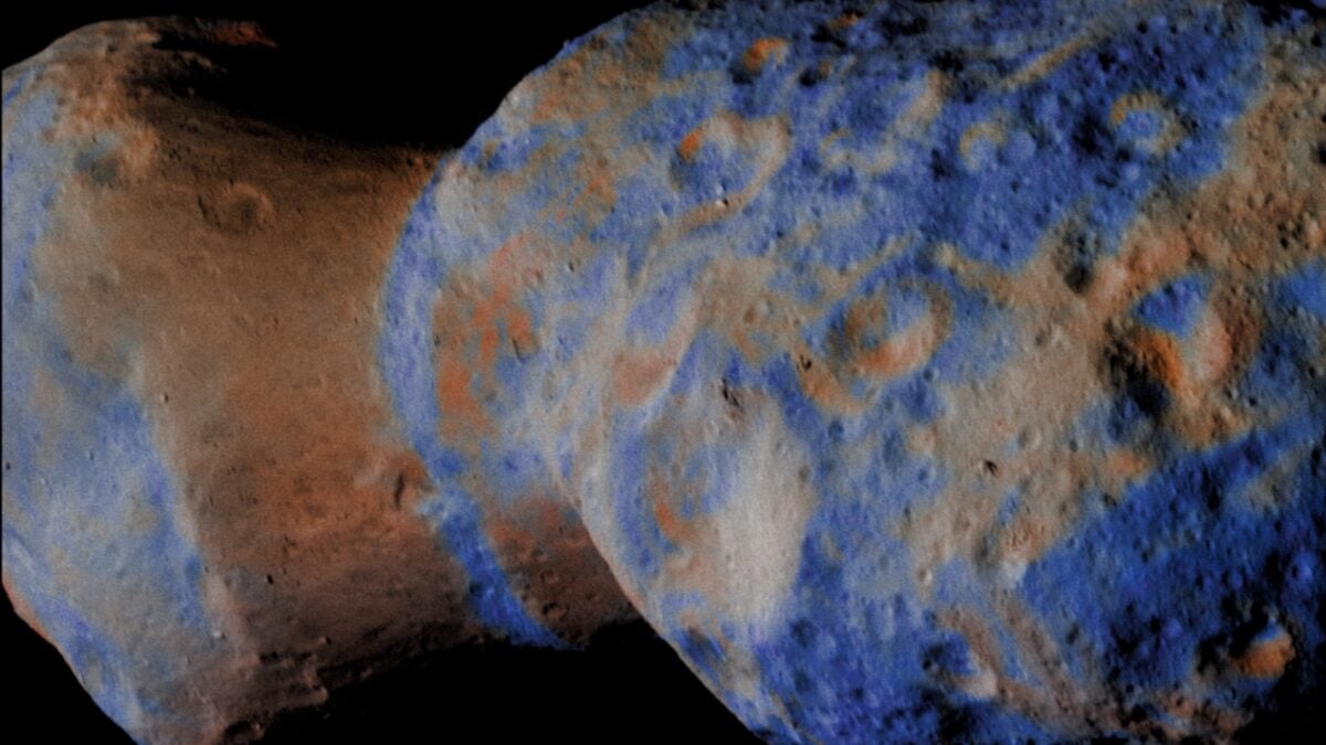 NASA Flyby Reveals Violent Origin of Weird Peanut-Shaped Asteroid
