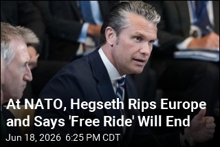 At NATO, Hegseth Rips Europe and Says 'Free Ride' Will End
