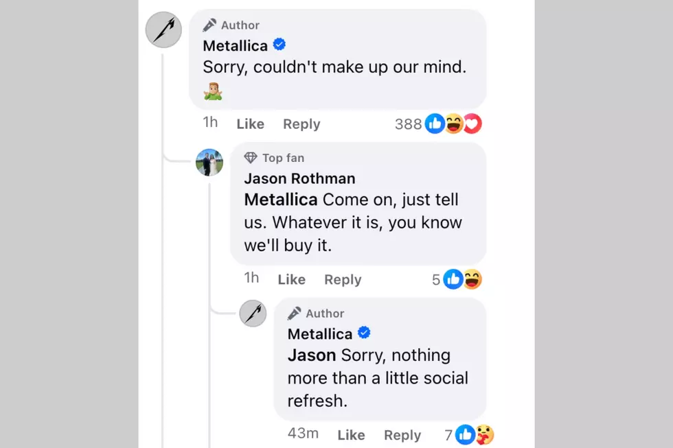 Metallica via Facebook