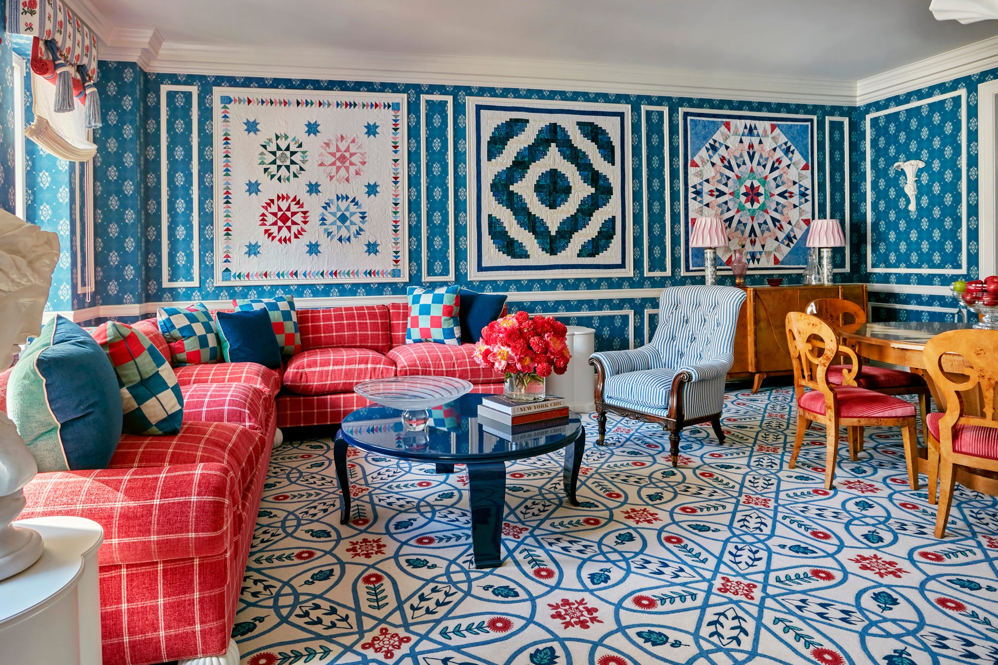 Anthony Baratta designed Manhattan apartment family room interior. Anthony Baratta designed Manhattan apartment family room interior.