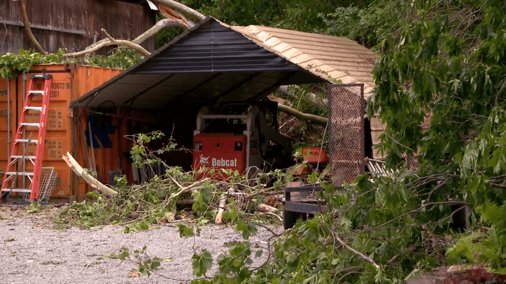 It struck near Drewersburg. The NWS is still working on the path and speed. (WKRC)