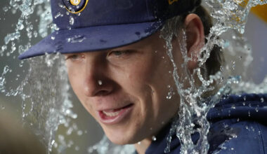 Brewers blast Giants, 8-3, behind Kyle Harrison’s dominant start