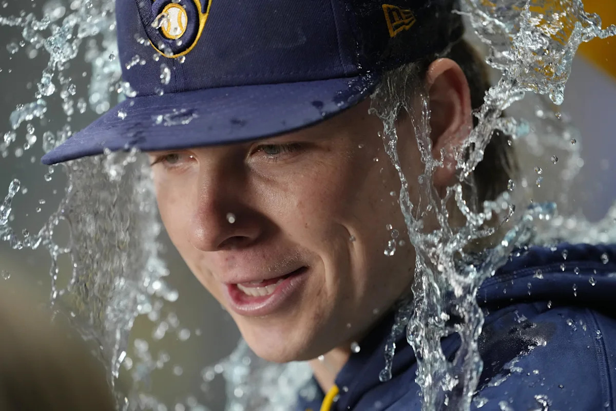 Brewers blast Giants, 8-3, behind Kyle Harrison’s dominant start