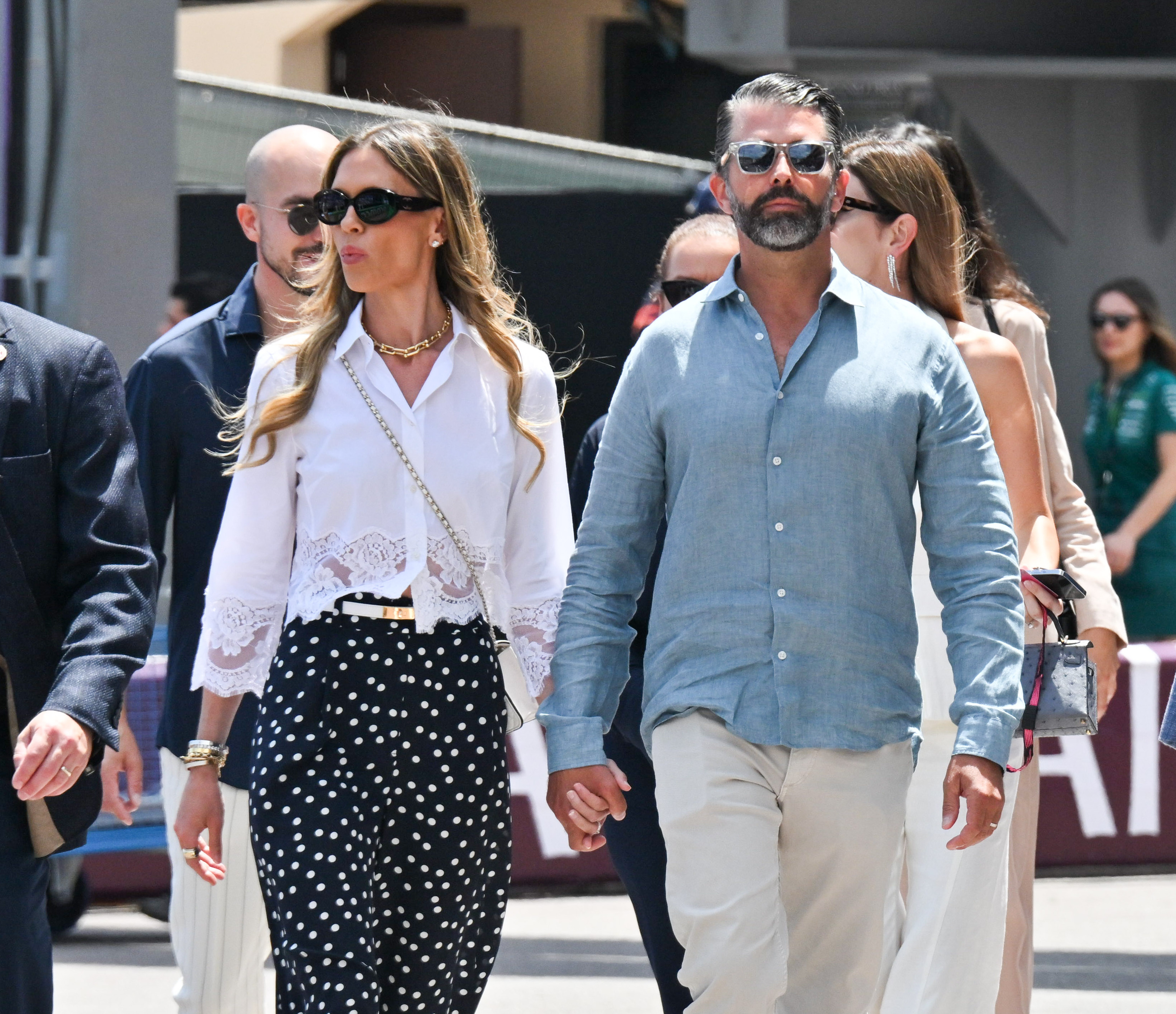 Bettina Anderson and Donald Trump Jr., Celebrities at Monaco Grand Prix 2026