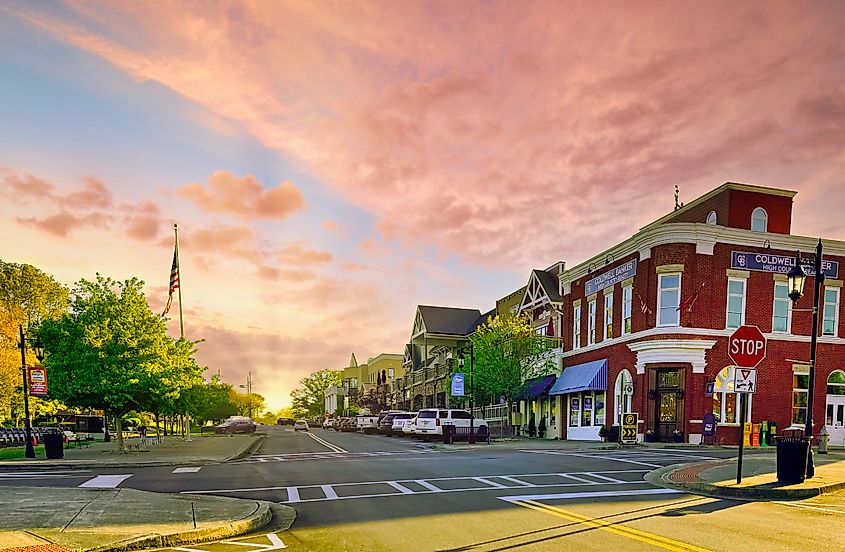 Downtown Blue Ridge, Georgia.