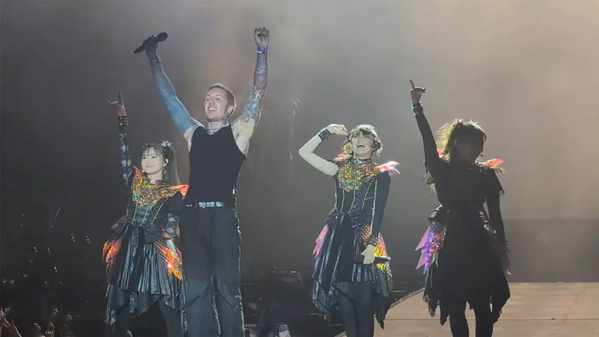 BABYMETAL Joined Bring Me The Horizon Onstage For "Kingslayer" At The 2026 'Graspop Metal Meeting'
